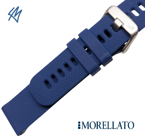 BYTE silikon / modrá / š. 22 (22) mm Morellato