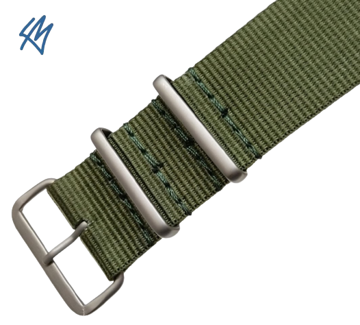 CLIPPER nato strap zelená / š. 22 mm