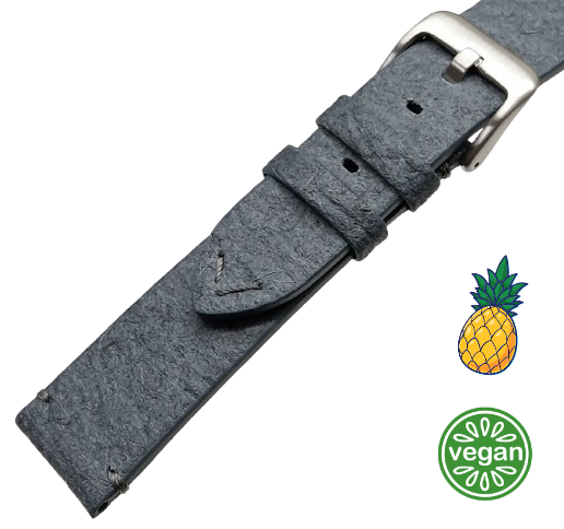 Vintage PINEAPPLE modrá / š. 20 (18) mm - ananasová textilie