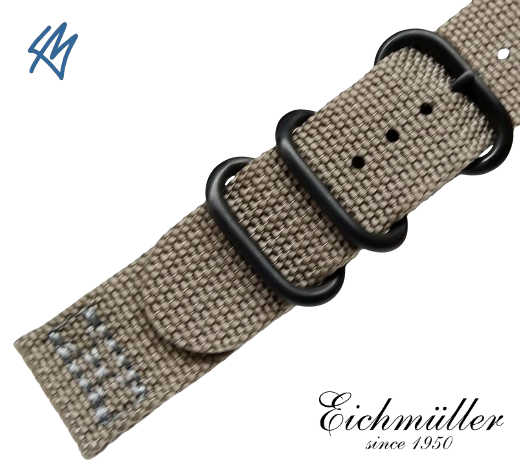 SPORT ZULU šedá + PVD / š. 22 (22) mm Eichmüller