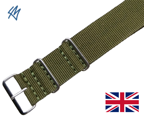 COMPASS Nato nylon / zelený / š. 22 mm / CONDOR