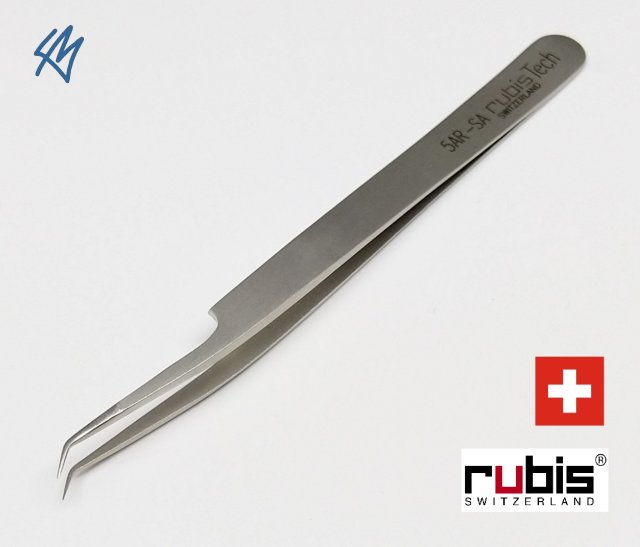 Pinzeta montážní no.5AR-SA Profi / Rubis SWISS made