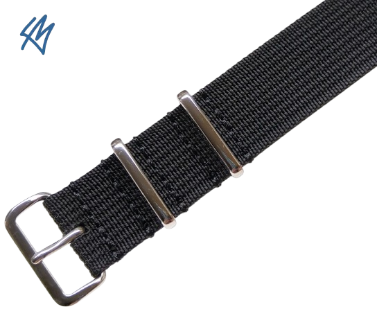 TREKKER nato strap / černá / š. 22 mm