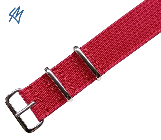 TREKKER nato strap / červená / š. 20 mm