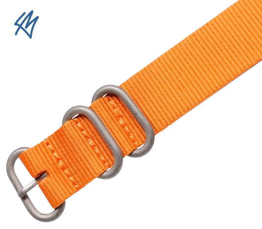 Oranžová Nato ZULU/ 5R strap / š. 20 mm