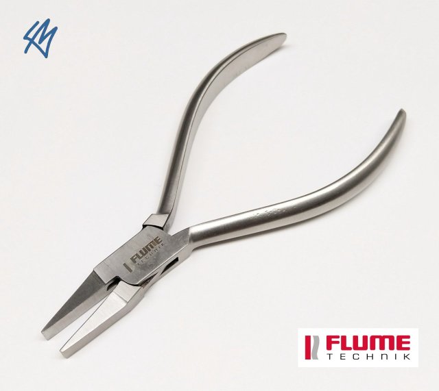Kleště ploché - čelisti hladké TYP 004 / FLUME made in Germany